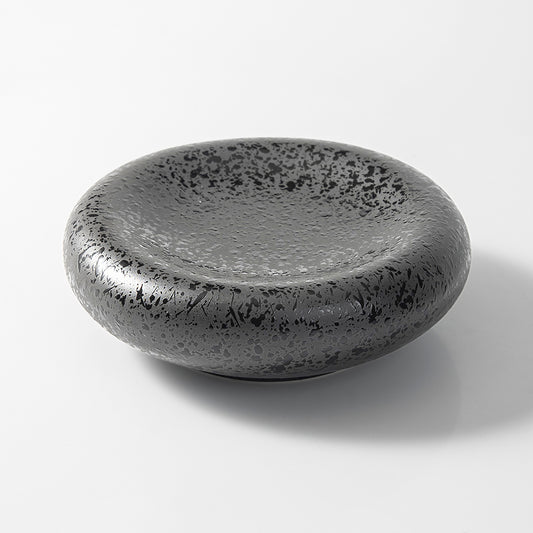 BLACK EARTH ROUND PLATE